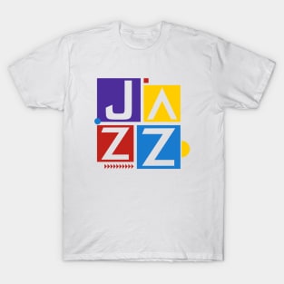 JAZZ // minimalist typography // Logo type T-Shirt